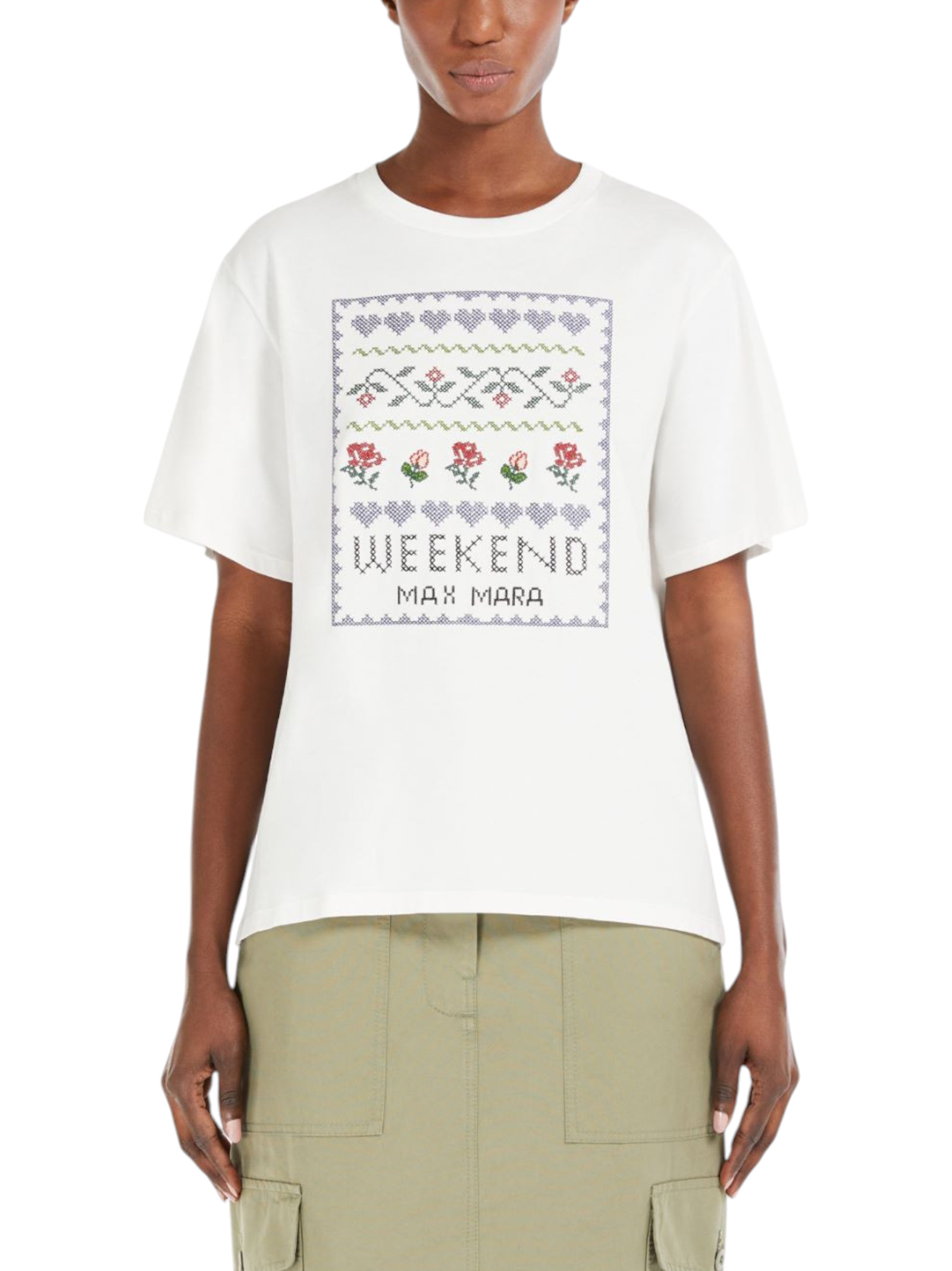 MAXMARA WEEKEND 半袖Tシャツ CABINA 2515971041 MAXMARA WEEKEND LINE MAX MARA ウィークエンド マックスマーラ